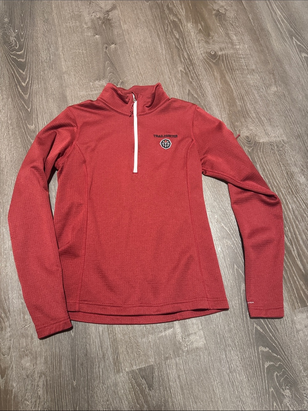 Columbia Red Half-Zip Toyota Trailhunter pull over